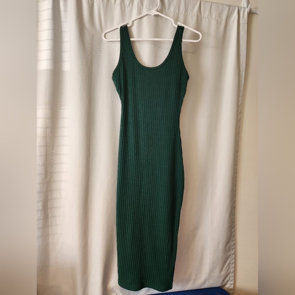 Green Tank Top Dress